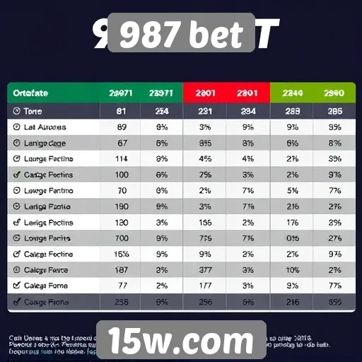 Comparativo entre 987 bet e principais concorrentes do mercado