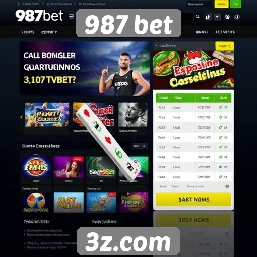 Novas funcionalidades do site 987 bet em destaque