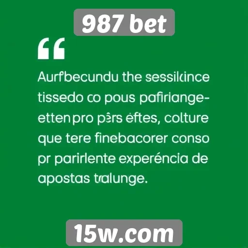 Feedback dos usuários sobre o atendimento do 987 bet